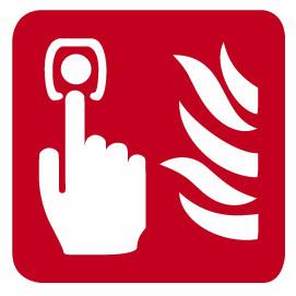 Samolepka požární hlásič - Bezpečnostní samolepka požární hlásič