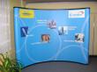 Pop-up přenosná prezentační stěna pro firmu Eurotel